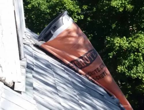 debris chute setup for first-time contractors rhode island