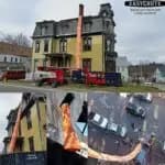 debris chute setup norwood ma contractors guide