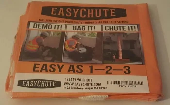 debris chute setup for aging-in-place home renovations massachusetts