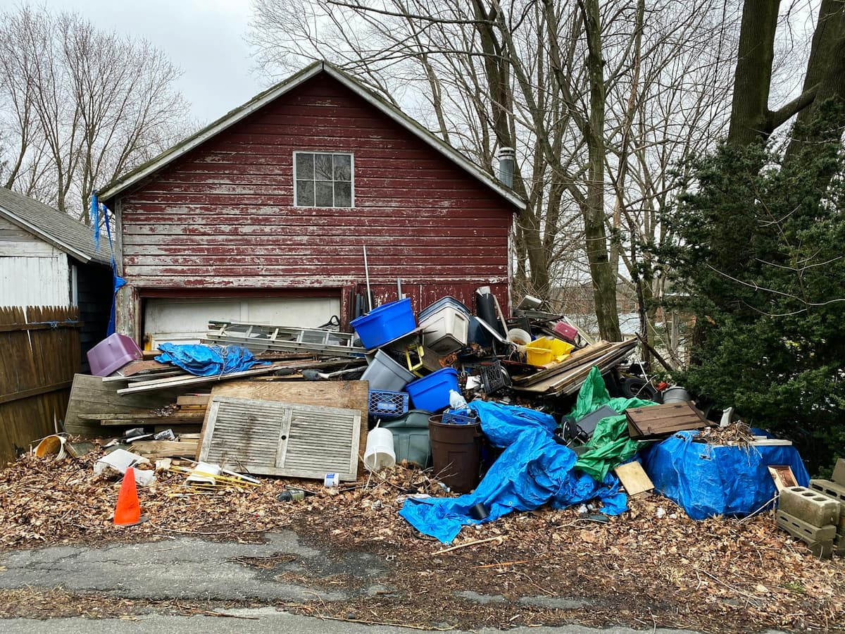 debris chute setup pet-friendly renovation neighborhoods maine