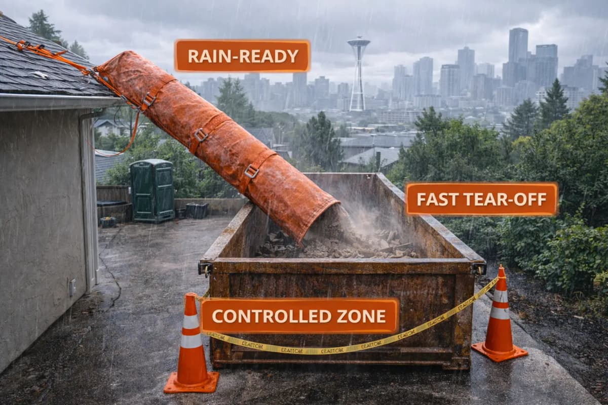 lite duty trash chute