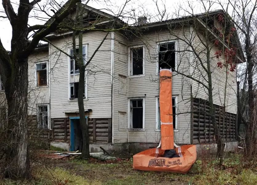 debris chute rental cost estimate springfield ma