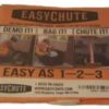 The Easy Chute Construction Demolition Chute weighing only 3 lbs per 10ft Section